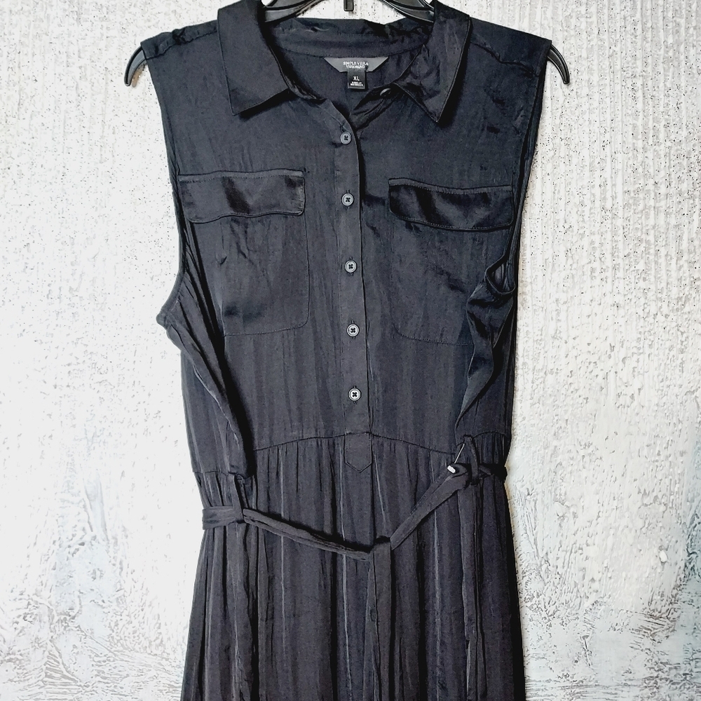 SIMPLY Vera Wang tiered flowy midi dress Sz-XL - Picture 12 of 12